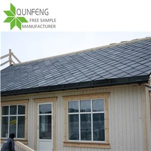 Natural China Black Stone Tile Pattern Slate Roof